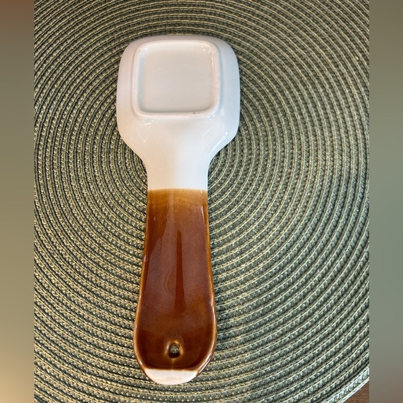 Otagiri "Butterfly Bloom" Spoon Rest with Hanger Vintage 1970s Handcrafted Japan - Picture 5 of 7